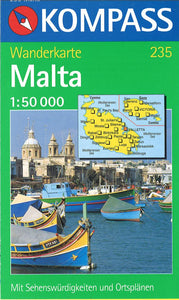Malta Hiking Map By Kompass