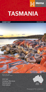 Tasmania, Australia, Handy Map by Hema Maps