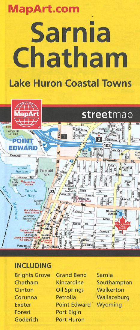 Cover of Sarnia/Chatham Map 