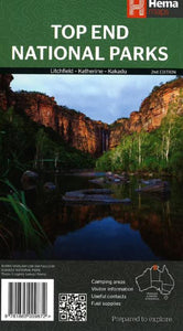 Top End National Parks, Australia with Litchfield, Katherine and Kakadu by Hema Maps