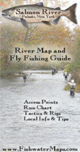 Salmon River NY River Map and Fishing Guide by Fishwater Maps