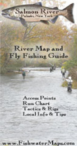 Cover of Salmon River NY River Map and Fishing Guide by Fishwater Maps