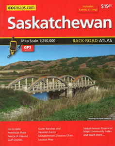 Saskatchewan Back Road Atlas by Canadian Cartographics Corporation