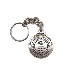 Clingman's Dome, Great Smoky Mountains National Park, North Carolina keychain by Geo-Situ