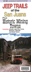 Jeep Trails of the San Juans, Colorado, plus Historic Mining Towns by North Star Mapping
