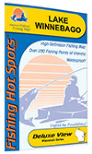 Lake Winnebago Fishing Map (Winnebago Co) by Fishing Hot Spots