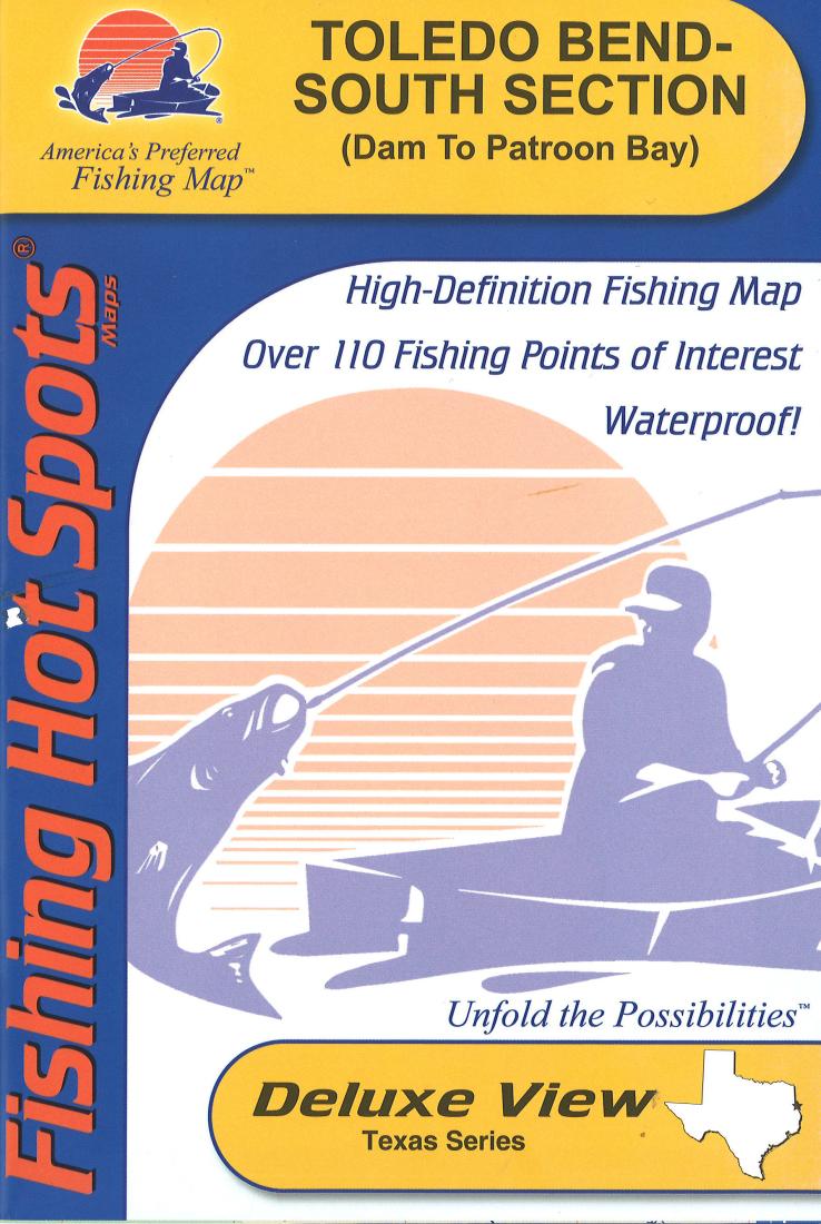 Cover of Toledo Bend-South Section Fishing Map by Fishing Hot Spots