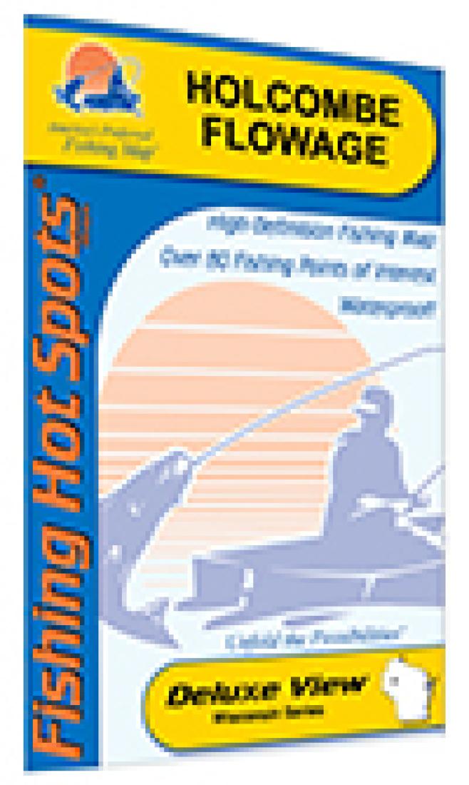 Cover of Holcombe Flowage Fishing Map by Fishing Hot Spots