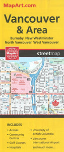 Vancouver & Area Street Map by Canadian Cartographics Corporation