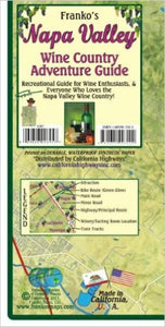 California Map, Napa Wine Country by Frankos Maps Ltd.