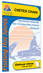 Chetek Chain (Barron Co) Fishing Map by Fishing Hot Spots