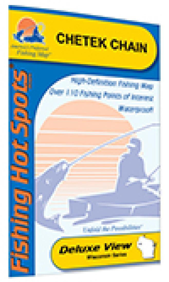 Cover of Chetek Chain Fishing Map by Fishing Hot Spots