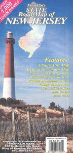 New Jersey Metro Road Map by Franklin Maps