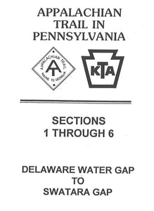 Appalachian Trail in Pennsylvania Sections 1 Through 6 Map by Keystone Trails Association