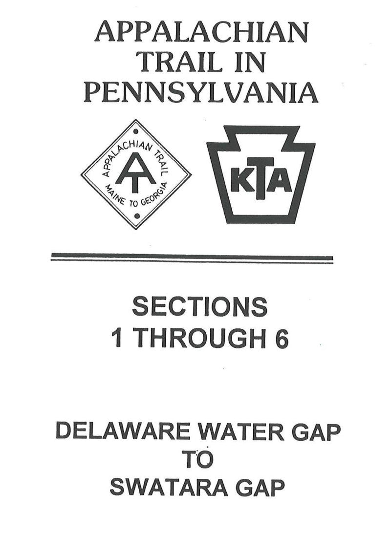 Cover of Appalachian Trail in Pennsylvania Sections 1 Through 6 Map by Keystone Trails Association