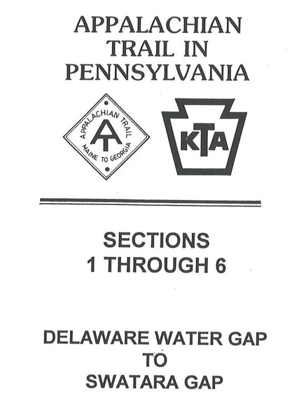 Cover of Appalachian Trail in Pennsylvania Sections 1 Through 6 Map by Keystone Trails Association