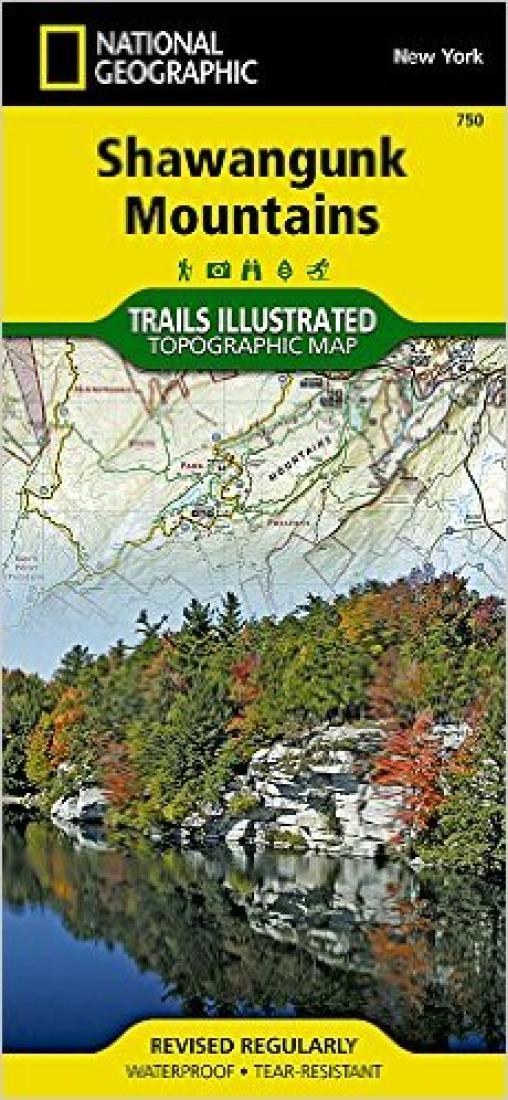 Shawangunk Mountains : trails illustrated : topographic map by National Geographic