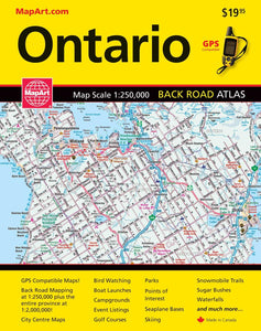 Ontario, Back Road Atlas by Canadian Cartographics Corporation