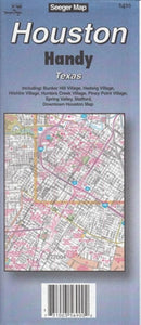 Houston, Texas Handy Map by The Seeger Map Company Inc.