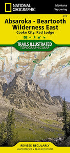 Absaroka-Beartooth Wilderness east : Cooke City, Red Lodge by National Geographic