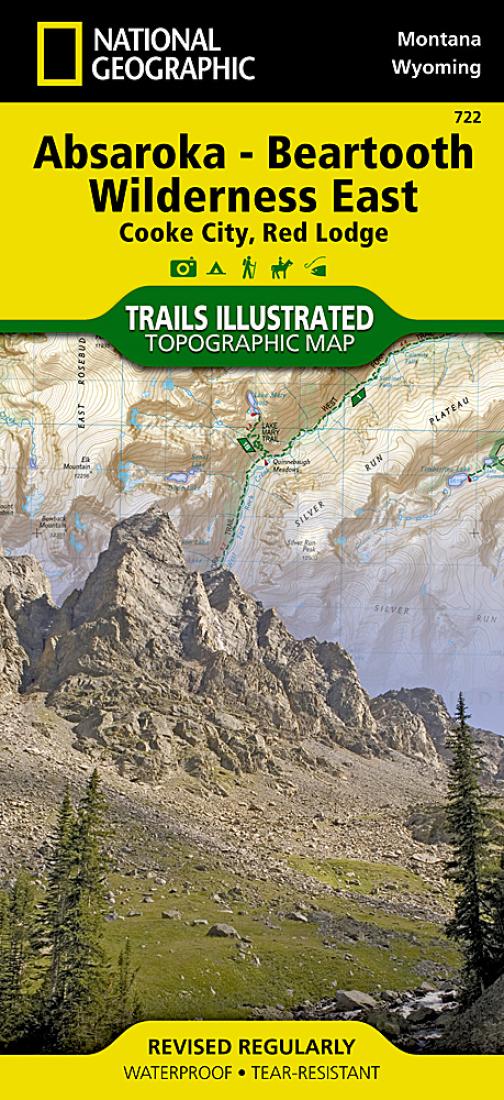Absaroka-Beartooth Wilderness east : Cooke City, Red Lodge by National Geographic
