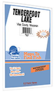 Tenderfoot Lake (Vilas Co) Fishing Map by Fishing Hot Spots