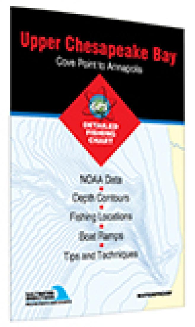Cover of Upper Chesapeake Bay Fishing Map by Fishing Hot Spots