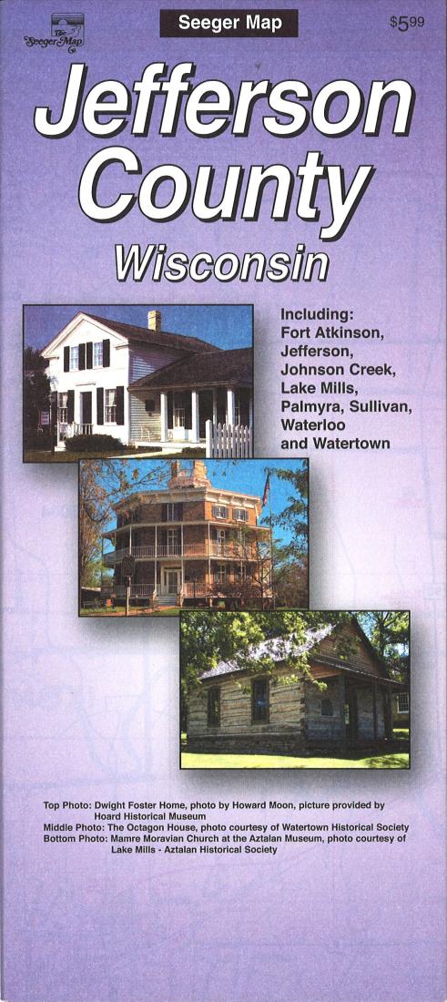 Cover of Jefferson County, Wisconsin by The Seeger Map Company Inc.