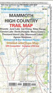 Mammoth High Country Trail Map by Tom Harrison Maps