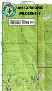 San Gorgonio Wilderness, California by Tom Harrison Maps