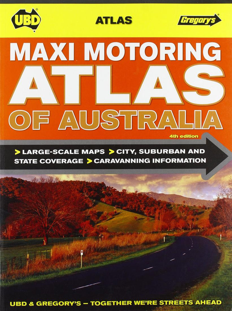 Cover of Australia, Maxi Motoring Atlas of 