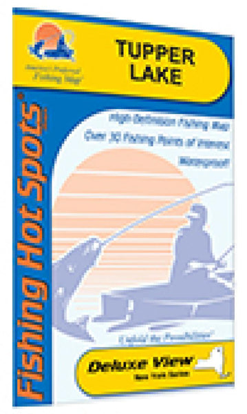 Cover of Tupper Lake Fishing Map by Fishing Hot Spots