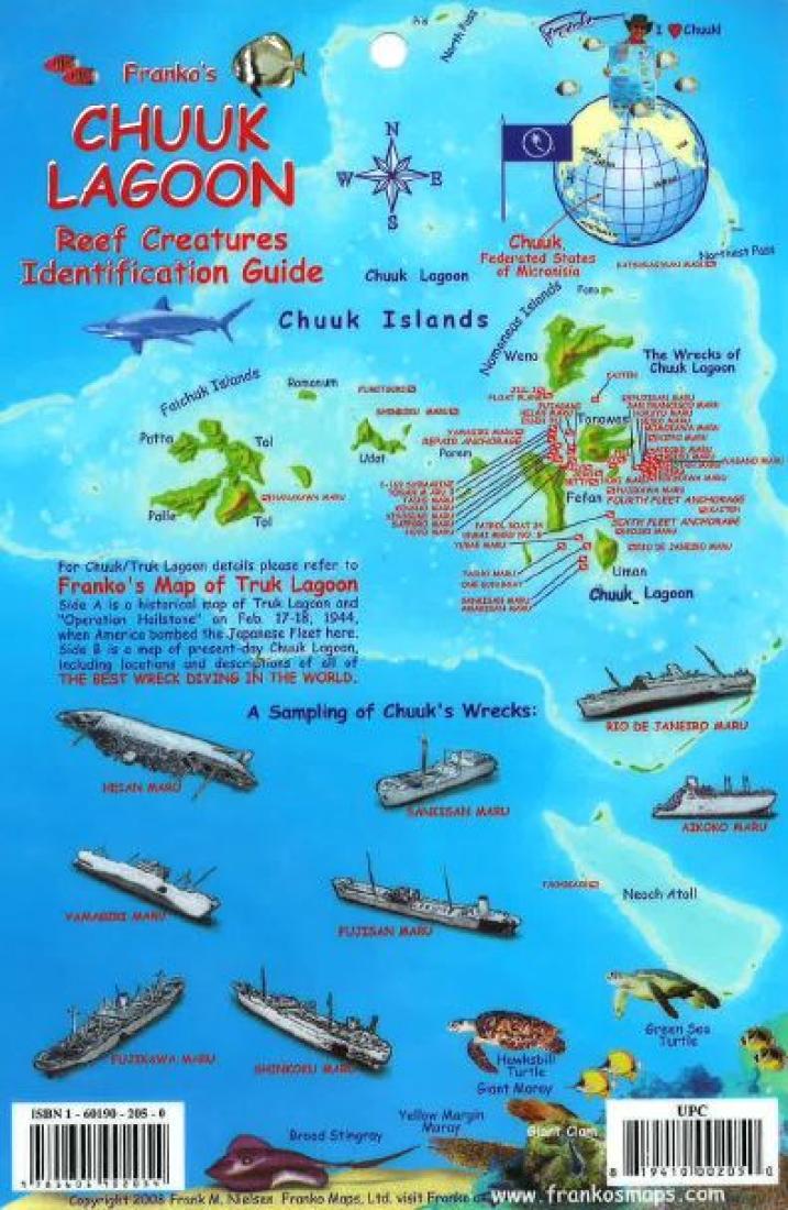 Cover of Chuuk Lagoon Map