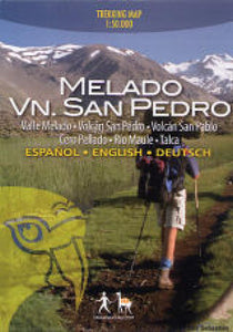 Melado Vn. San Pedro Travel & Trekking Map by Trekking Chile
