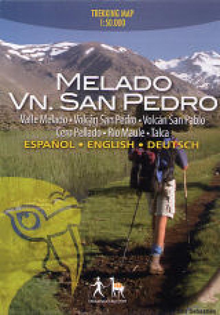 Cover of Melado Vn. San Pedro Travel & Trekking Map by Trekking Chile