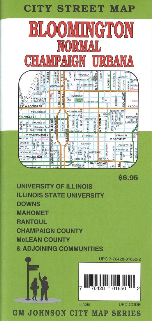 Cover of Bloomington, Normal, Champaign and Urbana, Illinois by GM Johnson
