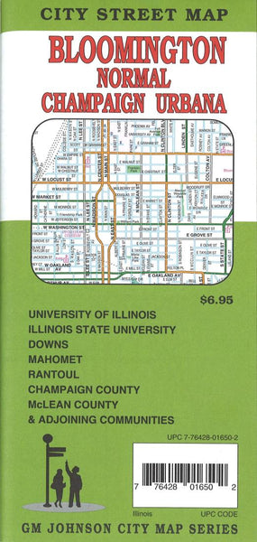 Cover of Bloomington, Normal, Champaign and Urbana, Illinois by GM Johnson