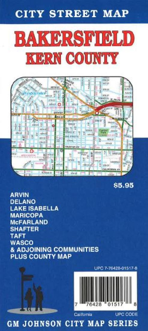 Cover of Bakersfield and Kern County, California by GM Johnson