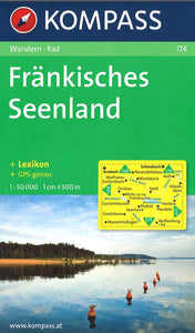 Frankisches Seenland, Neues Hiking Map By Kompass