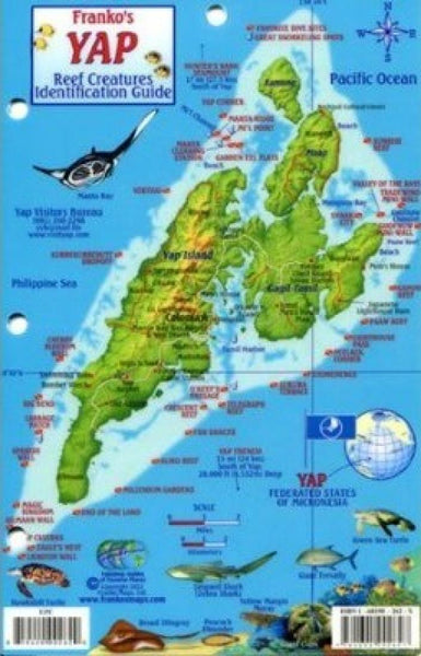 Cover of Yap, Reef Creatures Map & Identification Guide