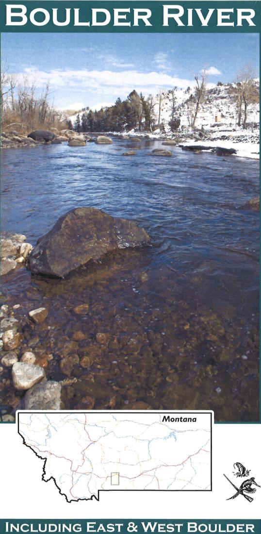 Cover of Boulder River, including East & West Boulder by Wilderness Adventures Press