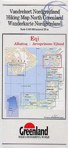 Hiking Map North Greenland : Eqi, Alluttoq - Arveprinsen Ejland by Greenland Tourism