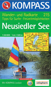 Neusiedler See Hiking Map By Kompass
