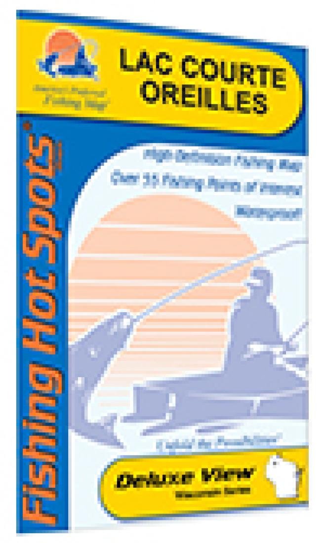 Cover of Lac Courte Oreilles and Grindstone  Lake Fishing Map by Fishing Hot Spots
