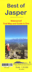 Best of Jasper, Waterproof Trail Map and Guide in One by Gem Trek