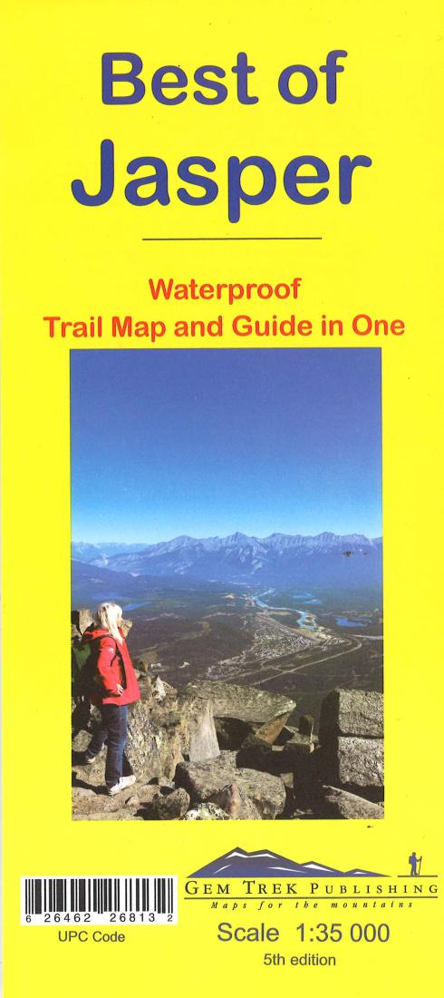 Cover of Best of Jasper, Waterproof Trail Map and Guide in One 