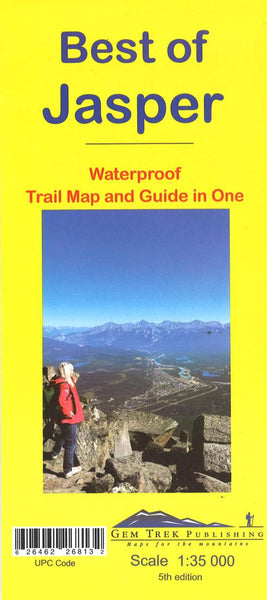 Cover of Best of Jasper, Waterproof Trail Map and Guide in One 