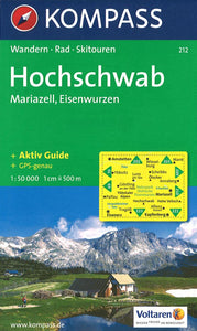 Hochschwab - Mariazell Hiking Map By Kompass
