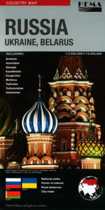 Russia, Ukraine and Belarus by Hema Maps