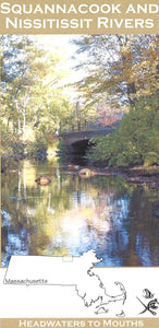 Squannacook and Nissitissit Rivers Fishing Map by Wilderness Adventures Press
